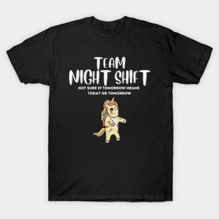 Night Shift Team - Zombie Unicorn! T-Shirt